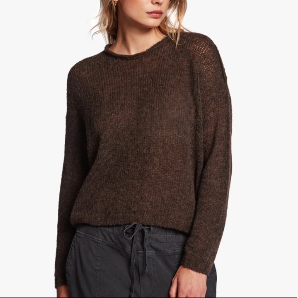 James Perse Loose Stitch Wool Cashmere Sweater